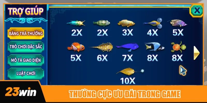 Hệ thống trong game cùng tính ăng ưu việt, thưởng hấp dẫn