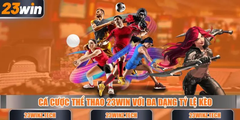 Cá cược thể thao 23win với đa dạng tỷ lệ kèo nhà cái