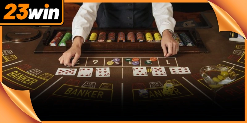 Dealer thực hiện thao tác chia bài Baccarat trực tuyến minh bạch